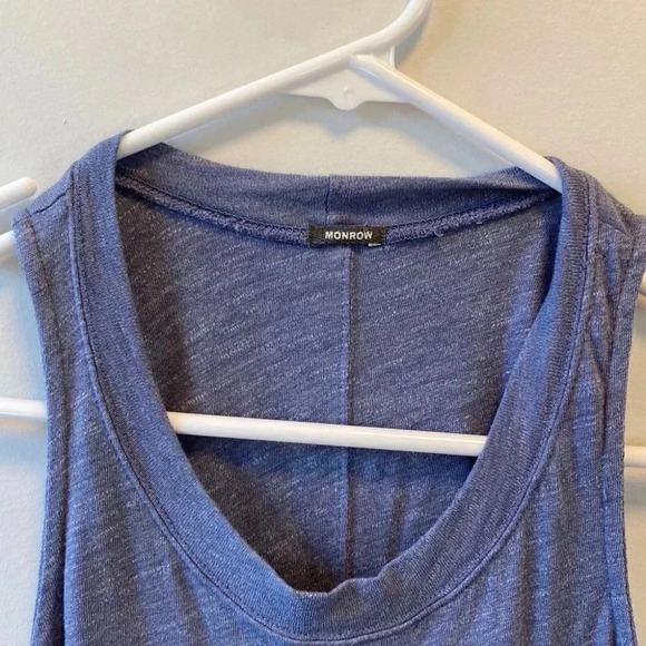 Monrow Cutout Side Heather Jersey Maxi Dress - Picture 8 of 16